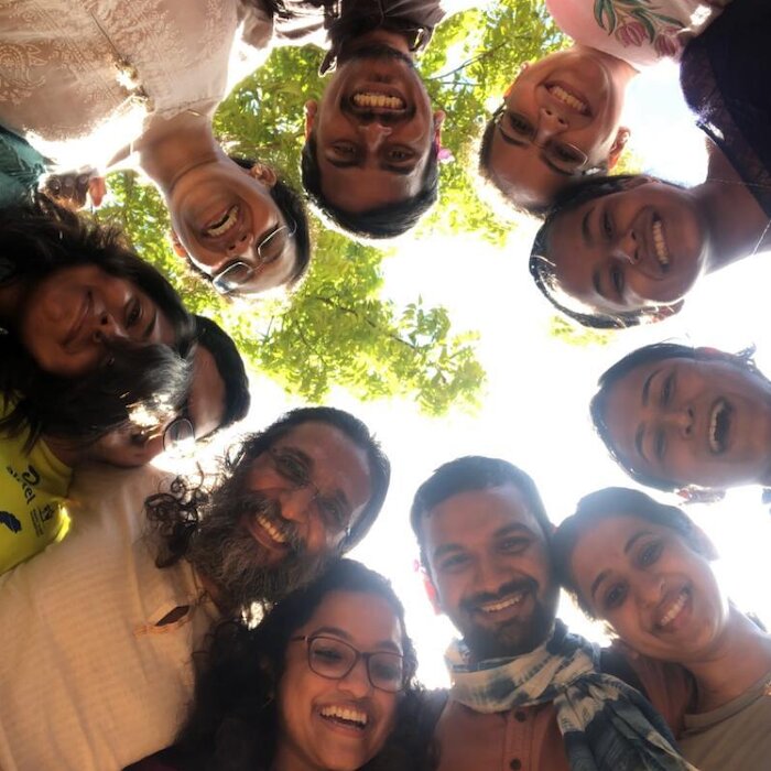 Members of the Purnam Sangha together